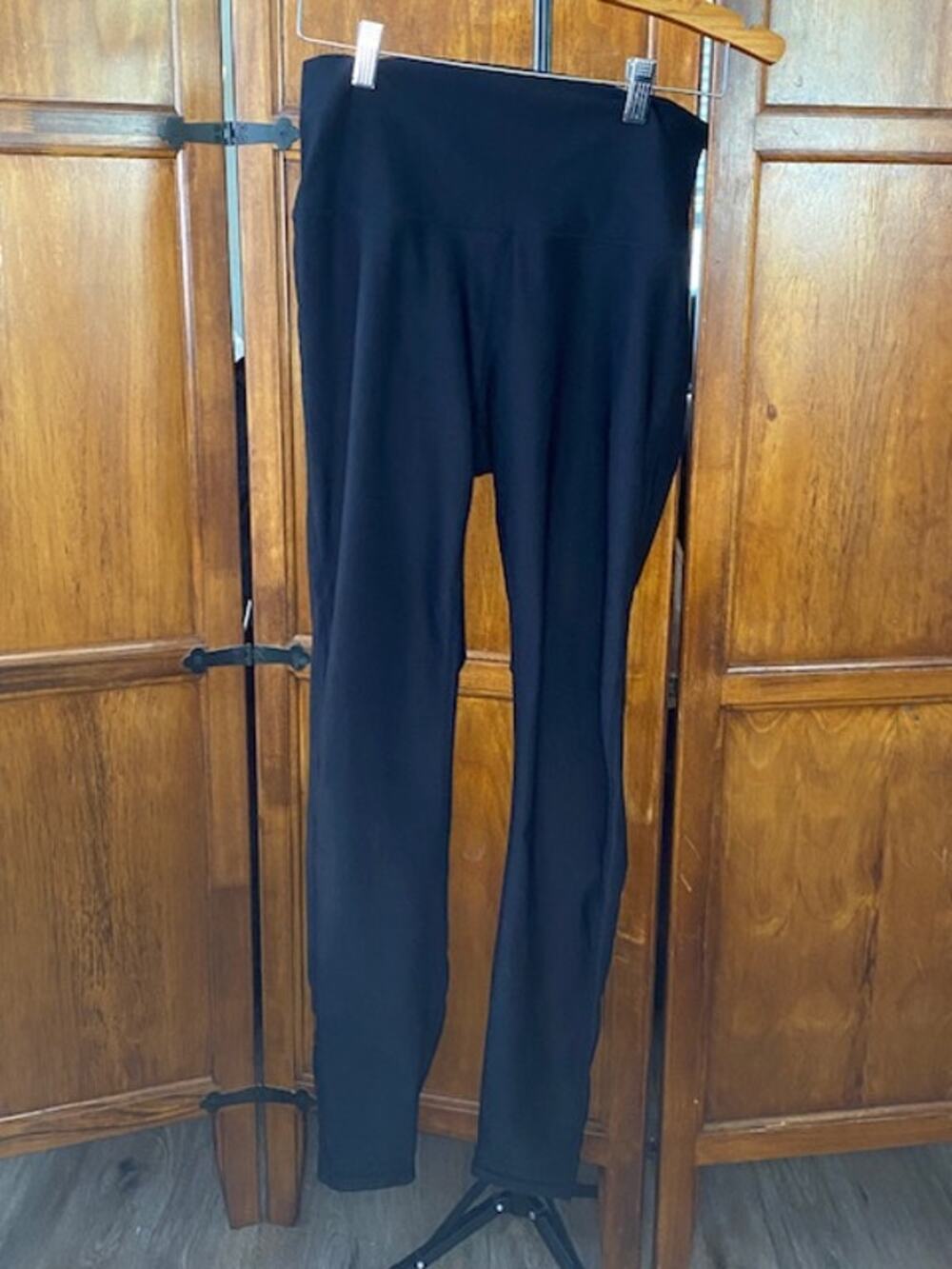Tesla Gear Womens XL Black High Waist Athletic Leggings Yoga Workout Pants